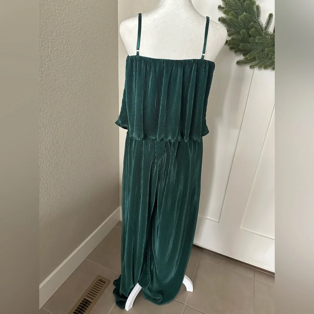 Petal & Pup Jillian Plisse Jumpsuit - Picture 4 of 8